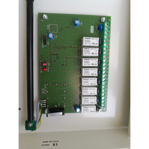 Amc mix200 8-channel receiver for 200 series radio sensors and contacts