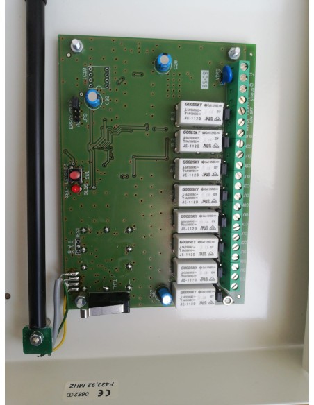 Amc mix200 8-channel receiver for 200 series radio sensors and contacts