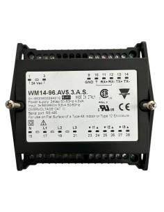 Gavazzi wm1496av53as wm14-din anal//cont en 24vca 400//600v 5a rs 2