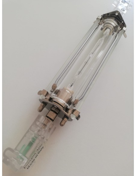 Fontana arte at2fvs lampada su cavi paralleli scintilla 1x230w r7s con vetro