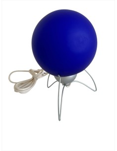 Lampe de table Bobo 230v 40w e14 verre bleu