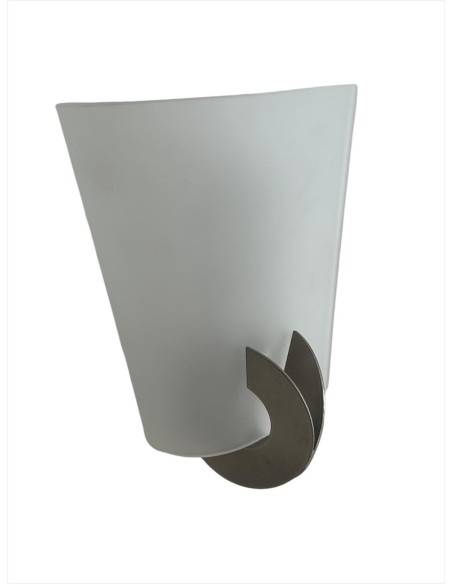 Terzani OG30AF3 Solune wall nickel sandblasted glass e14 1x40w