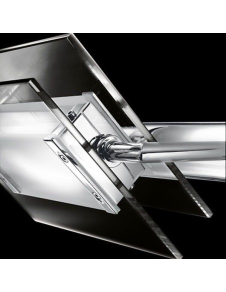 Leucos 0001729 trecentosessantagradi p-pl 200 nikel led 2x6w 3000k (20cm)