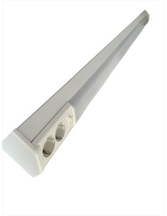 Régulateur Homega 41366 pour tube fluorescent T8 36 W G13 avec 2 douilles Schuko et interrupteur blanc 230 V