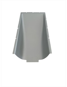 Luceplan d27/30v Riflettore ottica satinata per Orchestra alluminio 300x150mm