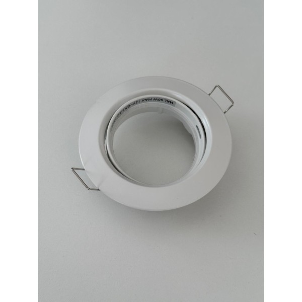 Philips Zadora Qbd570 white recessed spotlight d.65mm for halogen mr50-45w 12v gx5.3