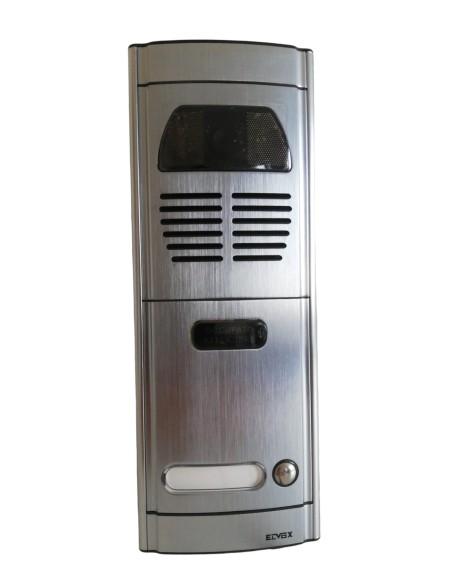 Vimar 89f5/1 Targa Video 2 Moduli 1 Pulsante per impianti 2 fili b/n