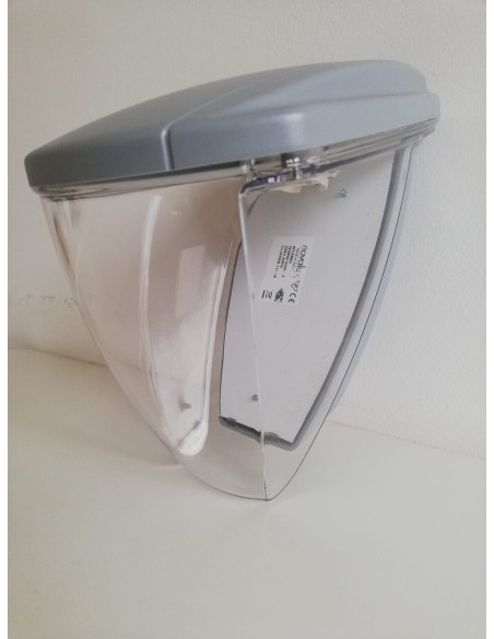 Novalux a5652gt plafoniera lord grigia/trasparente 1x26w 230v g24d3