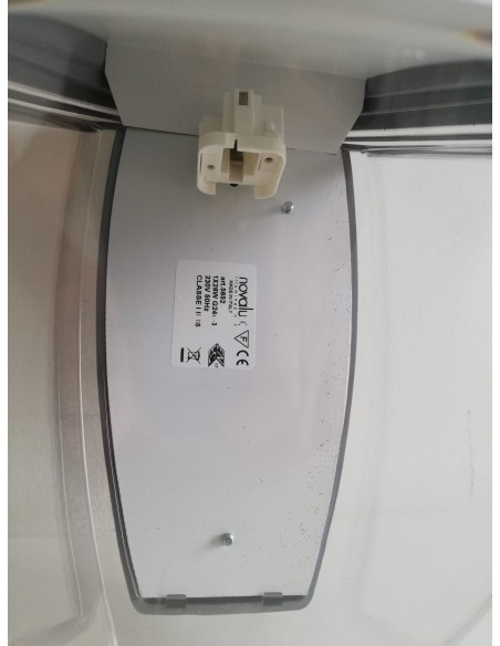 Novalux a5652gt plafoniera lord grigia/trasparente 1x26w 230v g24d3