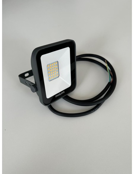 Philips 32970399 BVP154 Proiettore led 10w 3000°k con staffa + cavo 1mt,  9x10x5cm