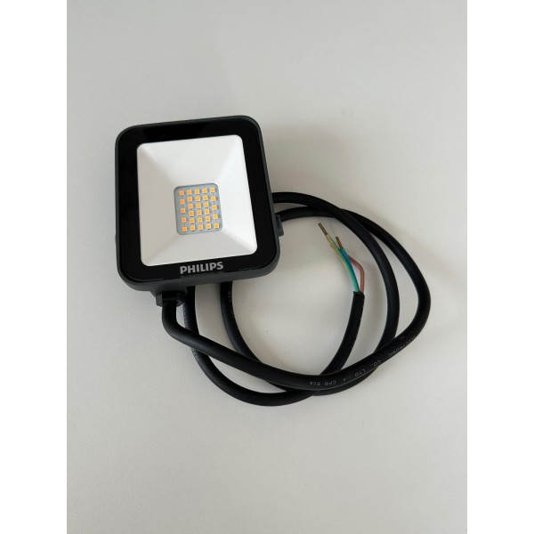Philips 32970399 BVP154 Proiettore led 10w 3000°k con staffa + cavo 1mt,  9x10x5cm