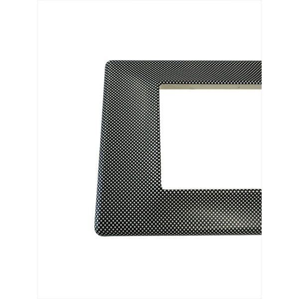 Plaque Legrand 070207 Ergo ABS 6 modules, grille gris clair