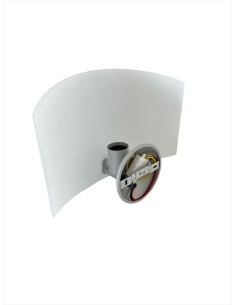 Vistosi Dondolo Applique Verre Blanc Satiné 1x100w E27 Dim.23x16cm 2