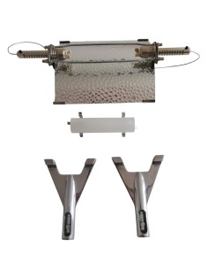 Fontana arte 2805//1 applique corps velo 1x160w r7s//115 230v 76 80x6