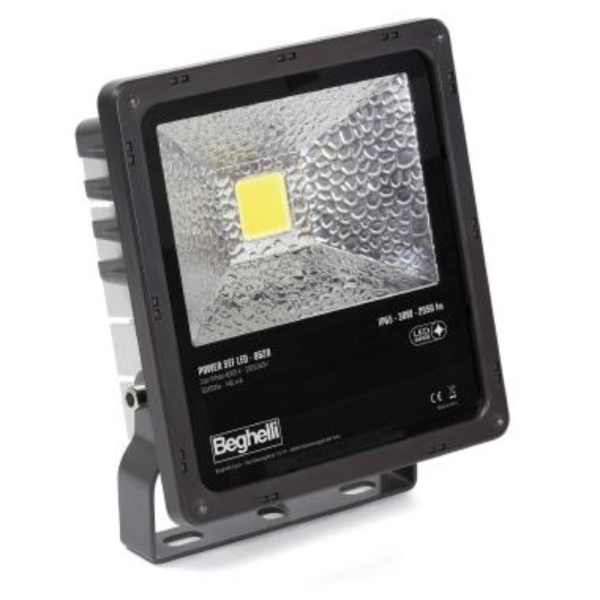 Beghelli 8620 power sef led proiettore ip65 30w 4000°k