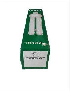 Marino Cristal 20080 Lampada Fluorescente Compatta G24-D2 18w 2700°k (Calda) 2