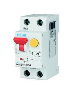 Eaton 236510 Pkn6-10/1n/c/003-a magnetotermico differenziale 1p+n 10a c-a 0,03 6ka