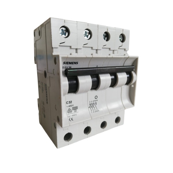 Disjoncteur Siemens 5sx26327 3P+NC 32A 400V 6kA