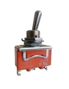 Panasonic t115f interruttore a levetta non stabile, 15a on-on a saldare
