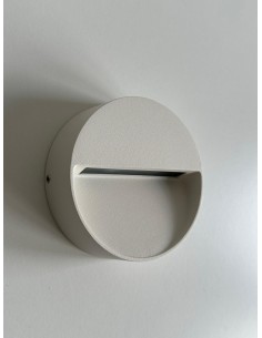 Zafferano ld0230b3 paroi inférieure led 4,5w 210lm 3000°k ip54 blanc//mat