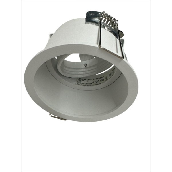 Delta light 2021411w-w Diro ok s1 w-w encastré blanc orient-0°-20° gu5,3 50w ip20