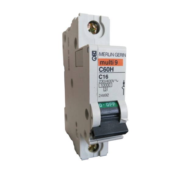 Schneider/merlin gerin 24892 interruttore magnetotermico 1p 16a 10k C60
