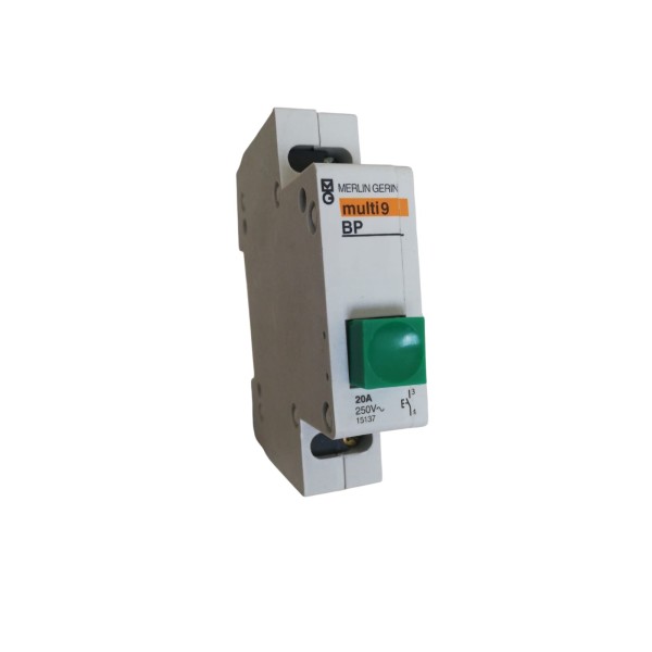 Merlin gerin green button 1f nc