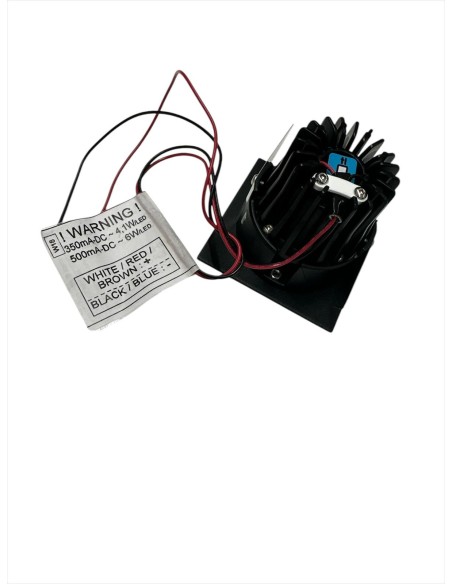 Delta light 415142832b mini Diro s 83020 LED noire 67x70mm 4,1w 350mA/ 6w 500mA IP20 lumière chaude