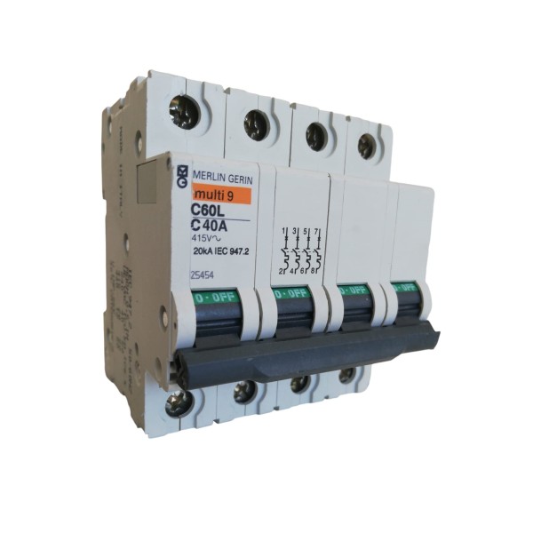 Merlin Gerin 25454 interruttore automatico magnetotermico 4p 50a 15k c60