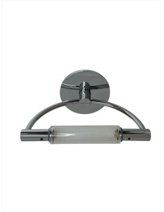 Plafonnier Cini & Nils 529 Gradi Mini, cadre chromé, diffuseur opaque/transparent R7S 150 W