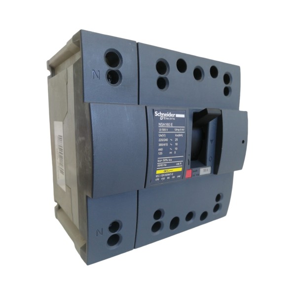 Disjoncteur Schneider 28225 nsa160e 3P+N tm50d 50A 16kA