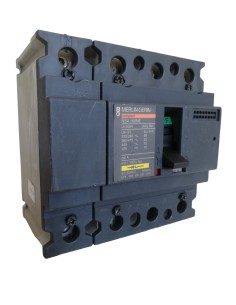 Disjoncteur Schneider/Merlin Gerin 28221 NSA160E 3P+N TM125D 4P 125A 25Ka