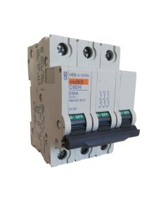 Merlin gerin 25136 automatic circuit breaker c60 3p 50a 10k curve d