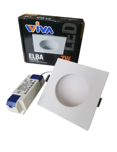 Wiva 41100135 wl elba-sq dwl fix 7w nw wfl wht 3000k