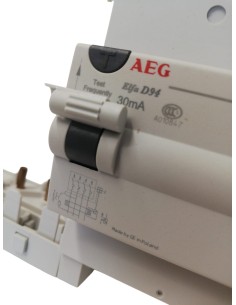 Aeg d9463/030 blocco differenziale elfa d9 4p 63a 30ma ac  604923 2