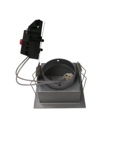 Spot encastré Delta Light 202 20 01 à Carree S1, 50 W, GX5,3, gris, entraxe 80 x 80 mm, diamètre d'encastrement 60 x 60 mm 2