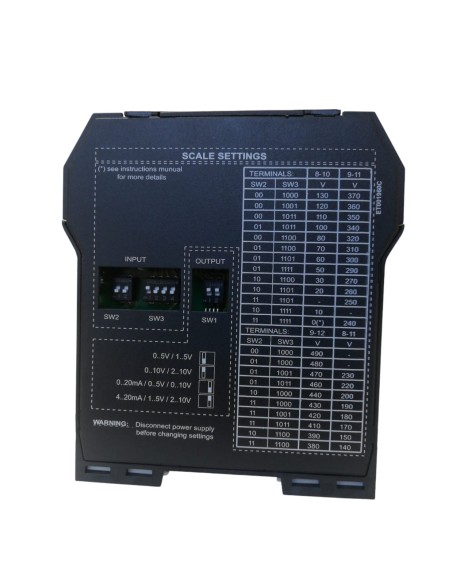 Module convertisseur de tension CA Seneca (alimentations 9..40 Vcc/19/28 Vca)