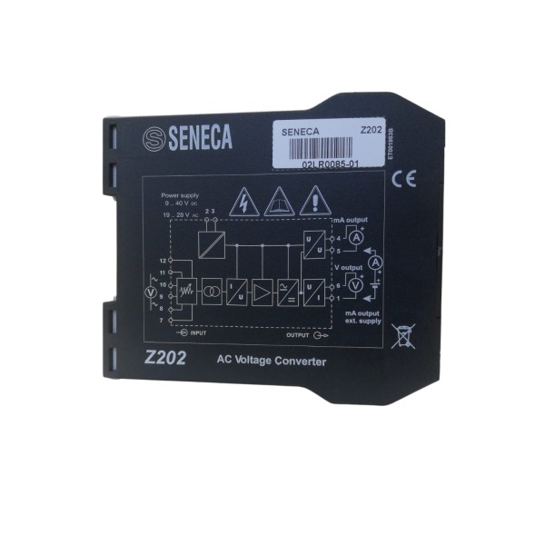 Seneca modulo convertitore di tensione alternata ( alimentazioni 9..40vdc/19/28vac)