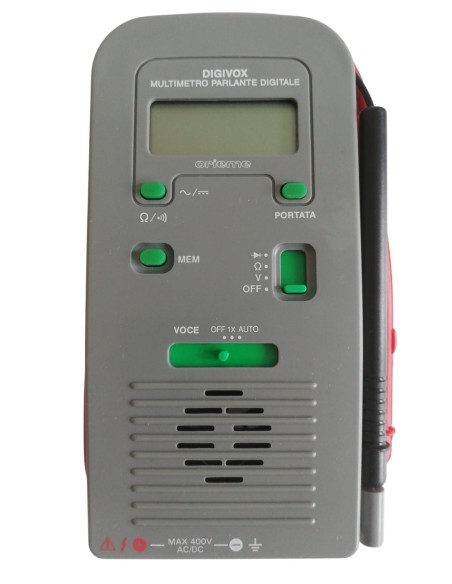 Orieme TDM 308 Digital Talking Multimeter in Italian (AAA batteries not included)