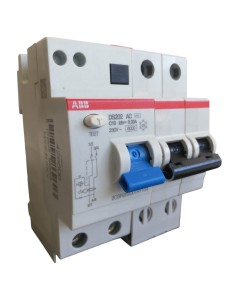 Disjoncteur différentiel ABB R428696 DS202 4P 10 A AC 30 mA 6K