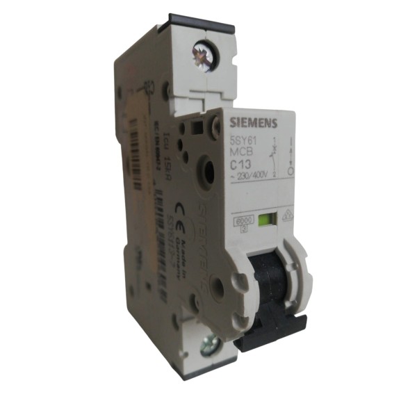Siemens 5sy6113-7 disjoncteur 1p 13a 6ka courbe c 1 module