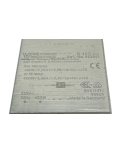 Vossloh 553851 q 400 612 hm lampe 400w alimentation 2