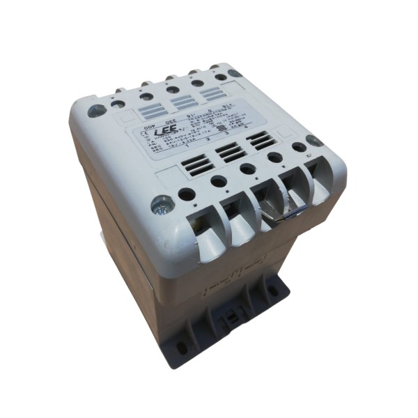 Lef eus010c24 single-phase transformer 100va 230/400v 12/24v ip20 box