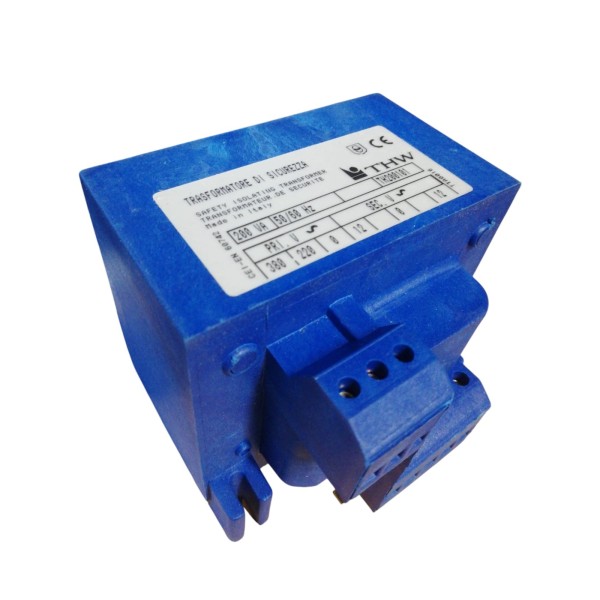 Thw safety transformer 200va 380-220-0v sec 12-0-12v