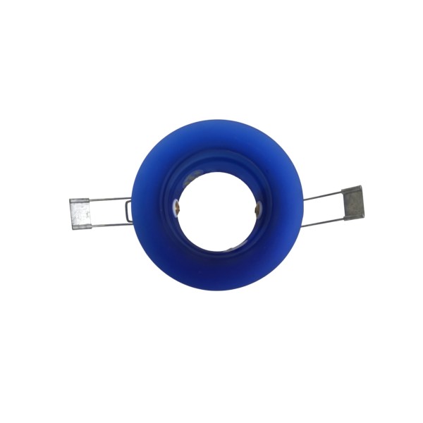 Ivela 2430-10-64 recessed glass fixed ring blue