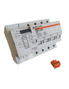 Merlin gerin 18146 interruttore reflex xc40 4p 40a 4,5k comando 220v curva c