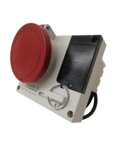 Scame 401.3287 presa interbloccata incasso omnia con protezione fusibili 3p+n+t 32a 6h ip44