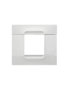 Urmet 10802.B.01 Placca tecnopolimero bianco helsinki 2 moduli