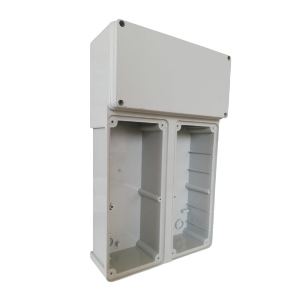 Gewiss gw66692 modular base 2 interlocked sockets 16/32a with ip55 fuse base