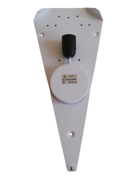 Leucos vivia/p/b e27 vetro bianco satinato max 1x150w